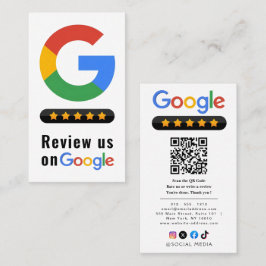 Review Google Review QR Code Google Ratings Visitenkarte