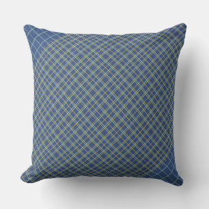 Revisistentes Tartan-blaues Kissen