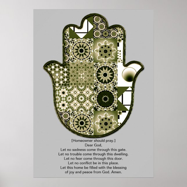 Revisited Khamsa Hand Poster Design 2 Owner (Vorne)