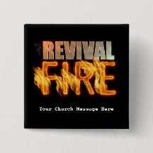 Revival fire church outreach typografie evangelism