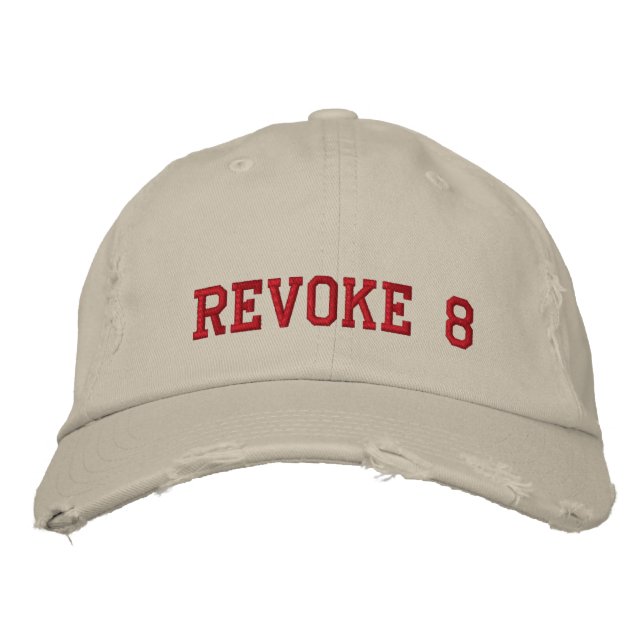 REVOKE 8 BESTICKTE KAPPE (Vorderseite)