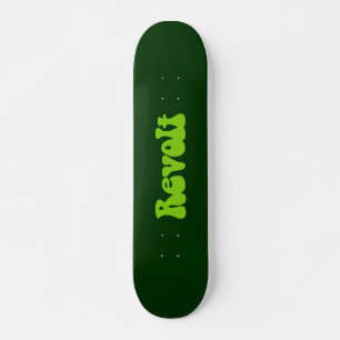 Revolt - Martian Green auf Dk Green Skateboard