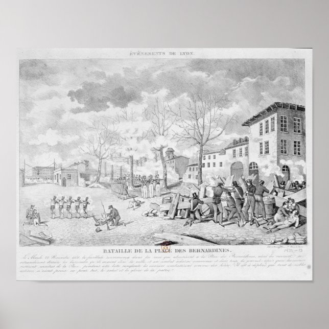Revolte der Seidenarbeiter von Lyon Poster (Vorne)