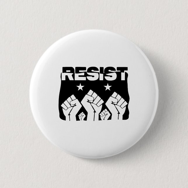 Revolte mit Stolz der Revolution - politischer Wid Button (Vorderseite)