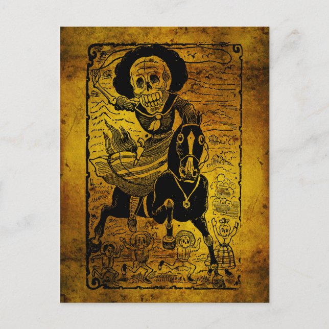 Revolucionaria von José Guadalupe Posada Postkarte (Vorderseite)