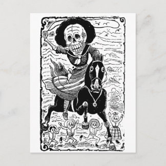 Revolucionaria von José Guadalupe Posada Postkarte