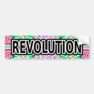 Revolution  autoaufkleber