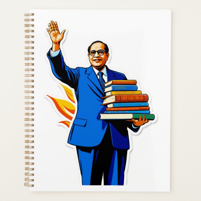 Revolution beginnt mit Büchern" Planer (Vorderseite)