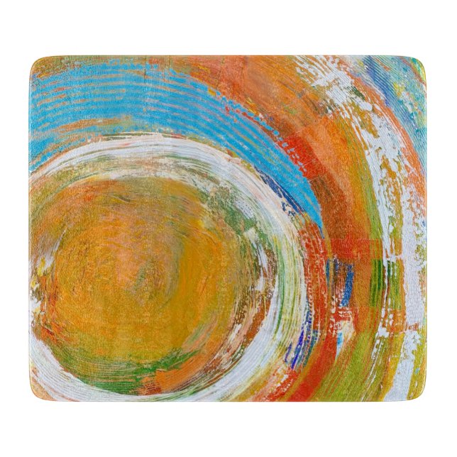 Revolution Deko Glass Cutting Board Schneidebrett (Vorderseite)