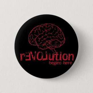 Revolution fängt hier Knopf an Button