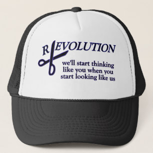 Revolution gegen Evolution Truckerkappe