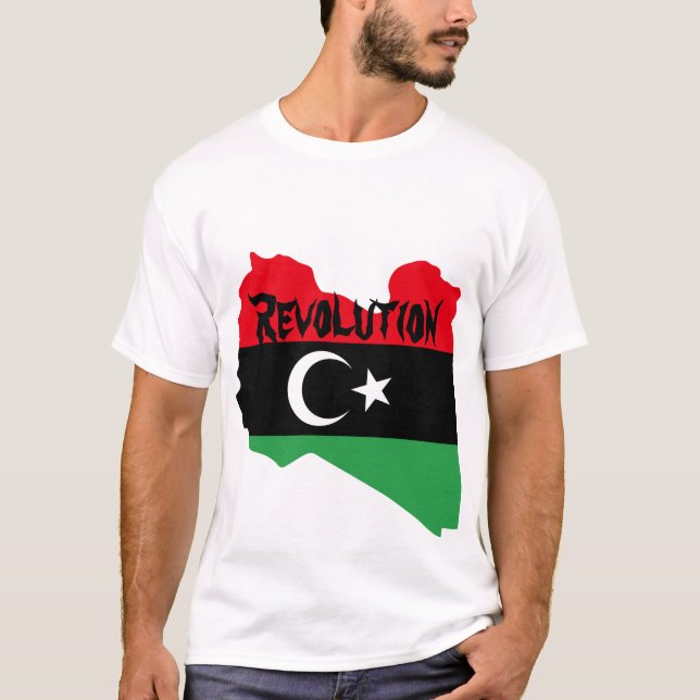 Revolution in Libyen-Shirt T-Shirt (Vorderseite)