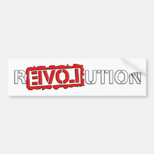 Revolution mit Liebe! Autoaufkleber