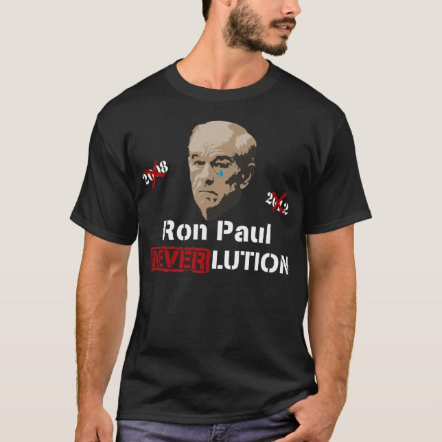 Revolution Neverlution Ron Pauls 2012 T-Shirt (Vorderseite)