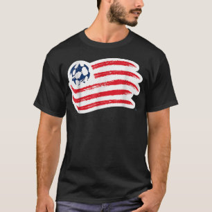 revolution-new england Vintage England-Flagge T-Shirt