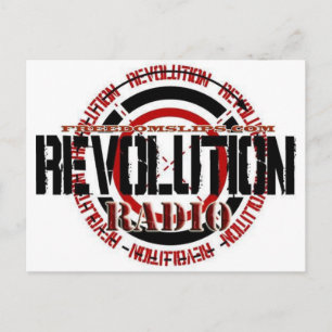 Revolution-Radio Postkarte