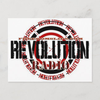 Revolution-Radio Postkarte