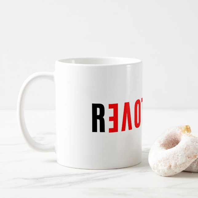 Revolution wird love sein kaffeetasse (Mit Donut)