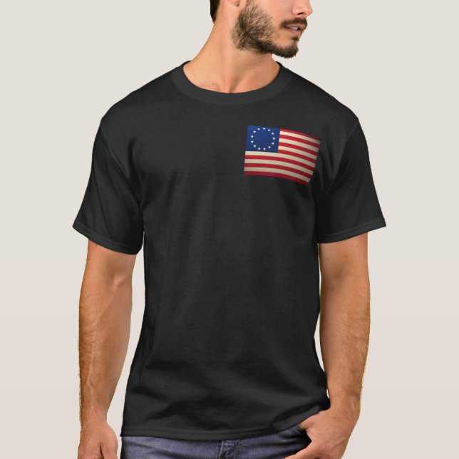 Revolutionär-Kriegflagge T-Shirt (Vorderseite)
