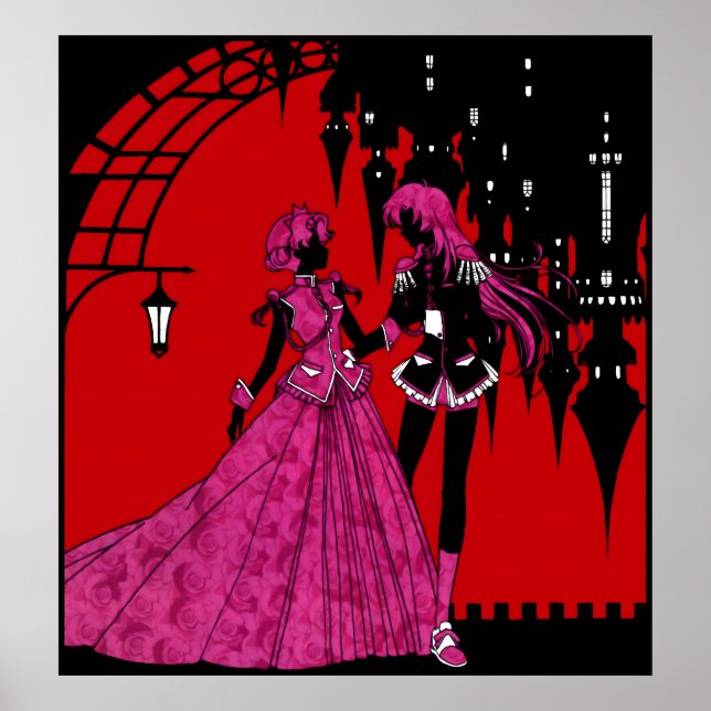 Revolutionäre Girl Utena | Anthy & Utena Poster (Vorne)