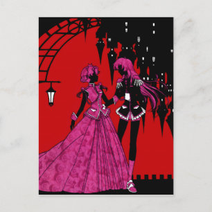 Revolutionäre Girl Utena Anthy & Utena Postkarte