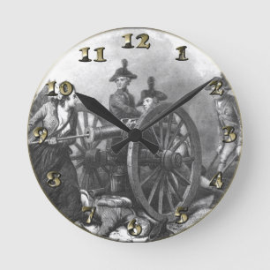 Revolutionäre Kriegs-Kanone - Molly-Krug Runde Wanduhr