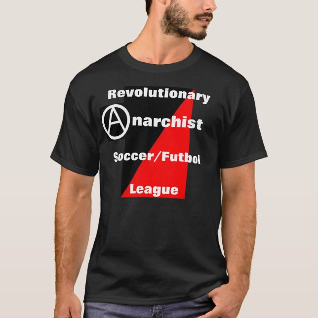 revolutionärer Anarchistenfußballliga-T - Shirt (Vorderseite)