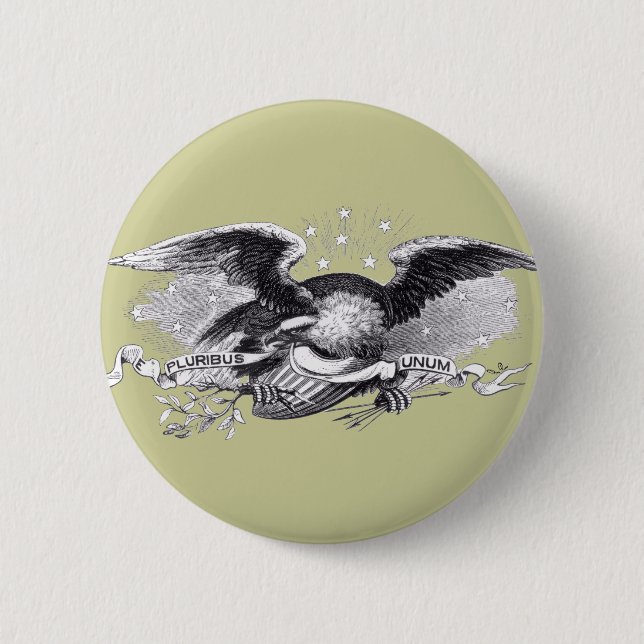 Revolutionärer Krieg Eagle Button (Vorderseite)