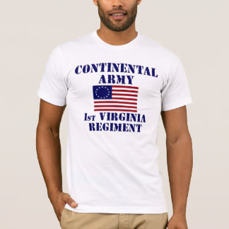 Revolutionärer Kriegs-1. Virginia-Regiment-T - T-Shirt