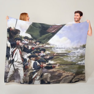 REVOLUTIONÄRER KRIEGSKAMPF FLEECEDECKE