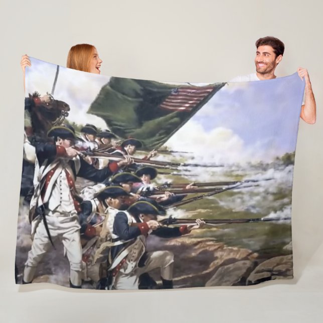 REVOLUTIONÄRER KRIEGSKAMPF FLEECEDECKE (Beispiel)