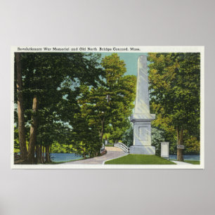 Revolutionäres Kriegs-Denkmal, alte Nordbrücke Poster
