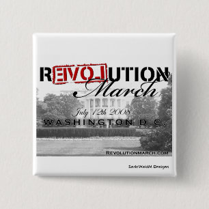 Revolutions-Märzknopf! Button