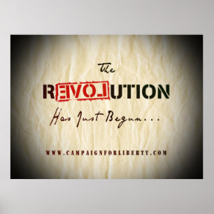 Revolutionsplakat Poster