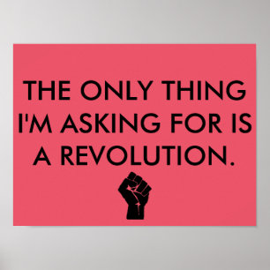 Revolutionsplakat Poster