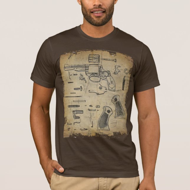 Revolver-Art 01 T-Shirt (Vorderseite)