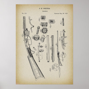 Revolver Patent Poster