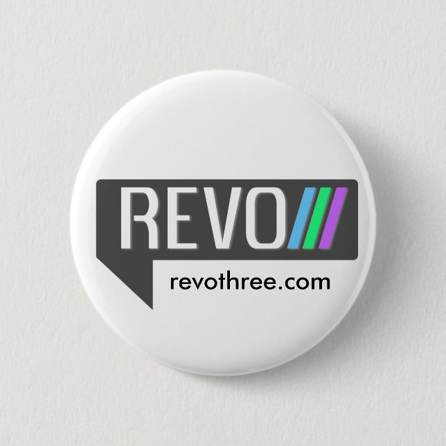 revothree Knopf Button (Vorderseite)