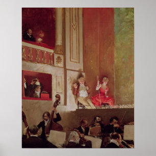 Revue im Theater des Varietes, c.1885 Poster