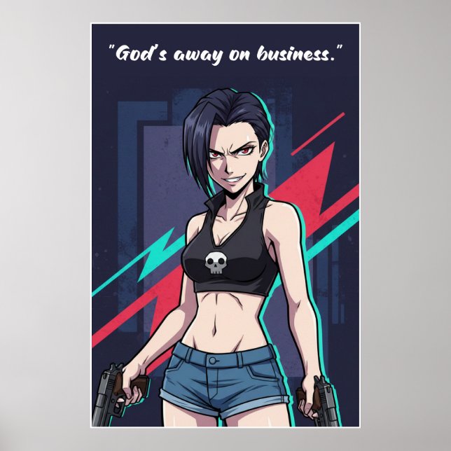 Revy – Black Lagoon Motivation Poster | Anime (Vorne)