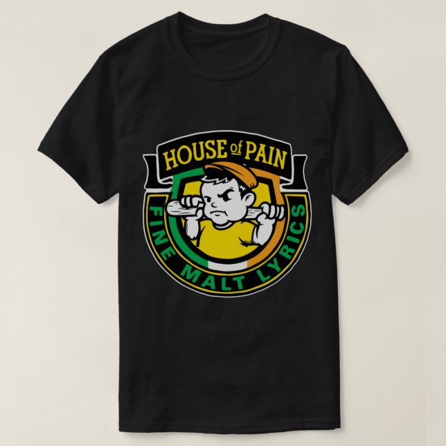Rework der Pain-Logos im Haus T-Shirt (Design vorne)