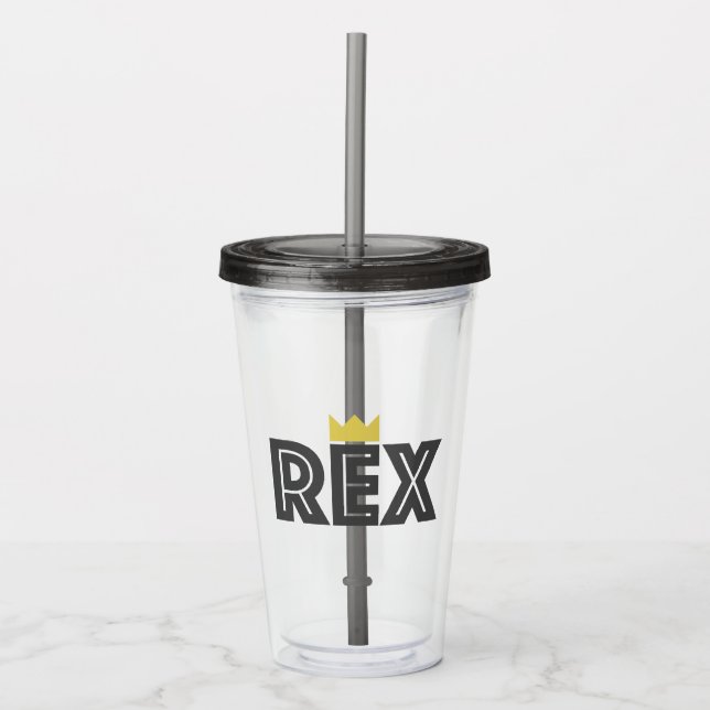 Rex Acryltrinkbecher (Vorderseite)