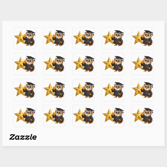 Rex and hoots official gold star reward stickers g (Blatt)