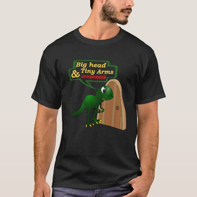 Rex Big Head und Tiny Arms T-Shirt (Vorderseite)