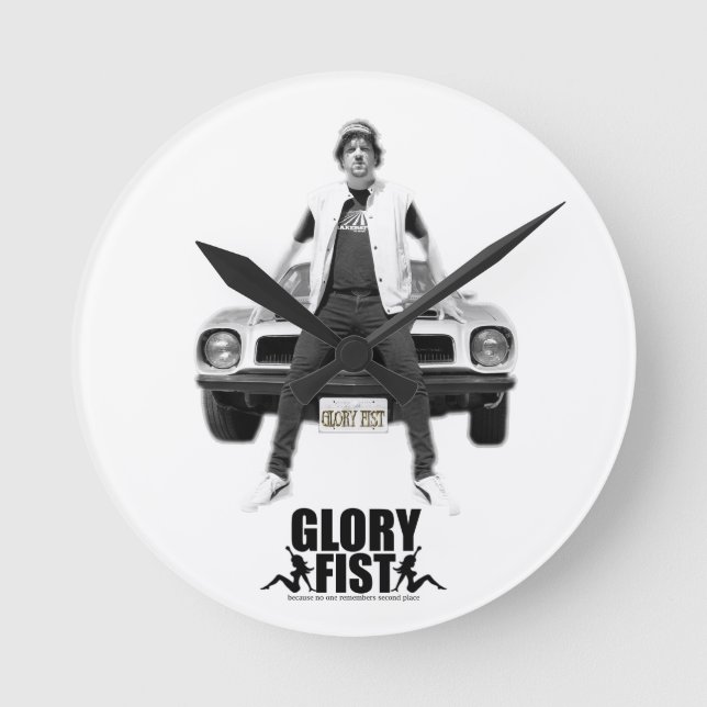 Rex Donner-Uhr Runde Wanduhr (Vorderseite)