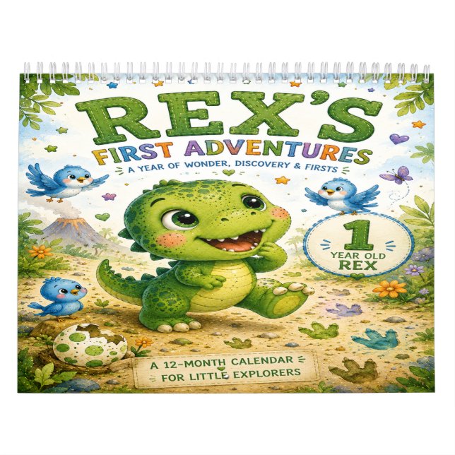 Rex' erster Abenteuerkalender Kalender (Titelbild)