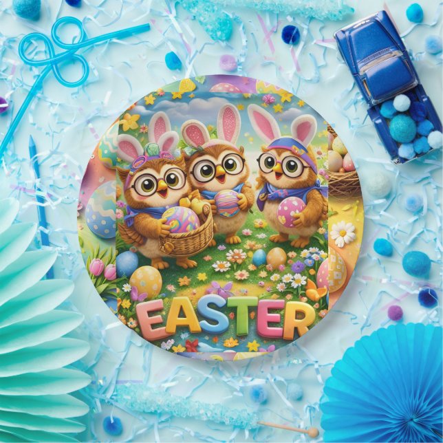 rex hoot Ostern Party Teller (Party)