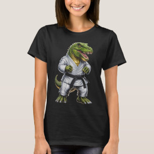 Rex Kampfsport Dinosaurier Karate Judo Bjj Kämpfer T-Shirt