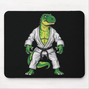Rex Martial Arts Dinosaur Jiu-jitsu Bjj Karate Mousepad