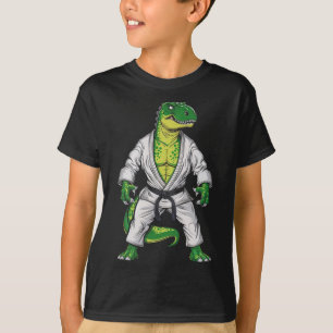 Rex Martial Arts Dinosaur Jiu-jitsu Bjj Karate T-Shirt